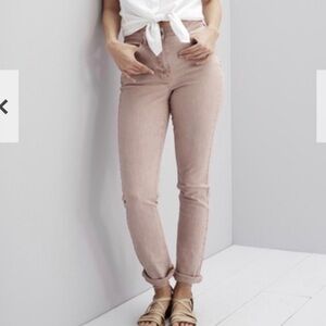 long tall sally High-Rise Straight Leg Jeans in Pink Blush